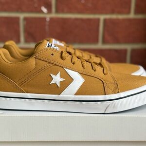 Converse All Star Low Brown White Size 10.5 Mens New Sneakers Retro Shoes